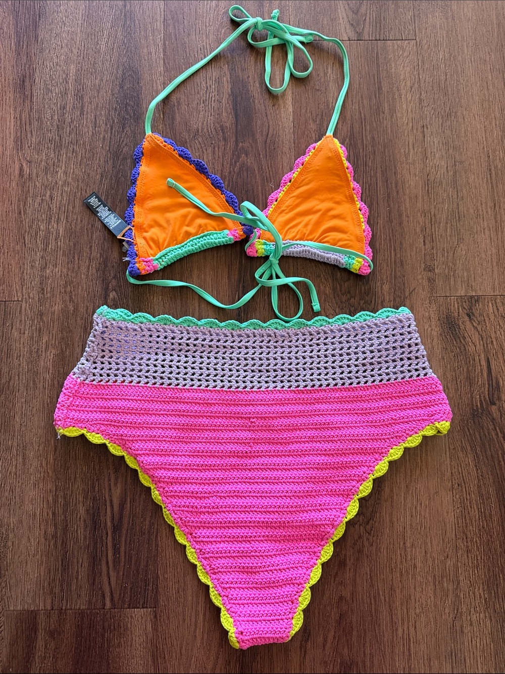 New Beach Riot Crochet Bikini Set - Picture 2 of 6